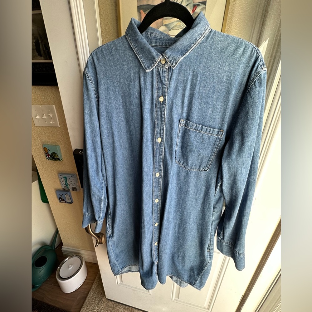 Gap Denim Shirtdress